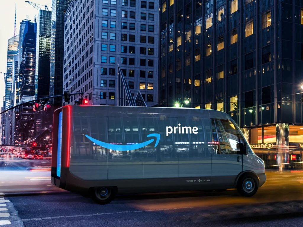 Amazon Rivian Electric Van